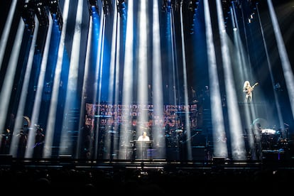 El compositor alemán Hans Zimmer en concierto en el Roig Arena de Valencia
