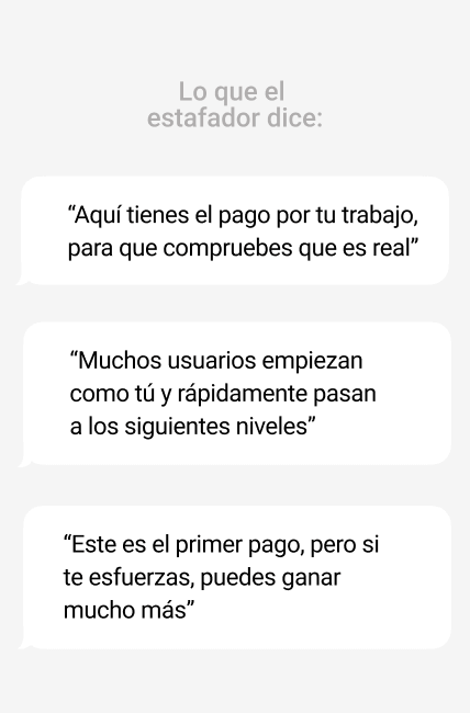 Una imagen de una persona mirando una pantalla de computadora con una expresión de confusión y duda, con una imagen de una estafa en la pantalla. (Fuente: El País Economía)