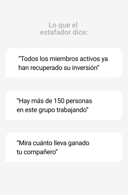 Una imagen de una persona hablando por teléfono con una expresión de desconfianza y preocupación, con una imagen de una estafa en el fondo. (Fuente: El País Economía)