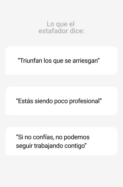 Una imagen de una persona revisando documentos y papeles con una expresión de atención y cuidado, con una imagen de una estafa en el fondo. (Fuente: El País Economía)
