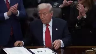 Vladimir Putin y Donald Trump en una reunión bilateral (Fuente: El Periódico)