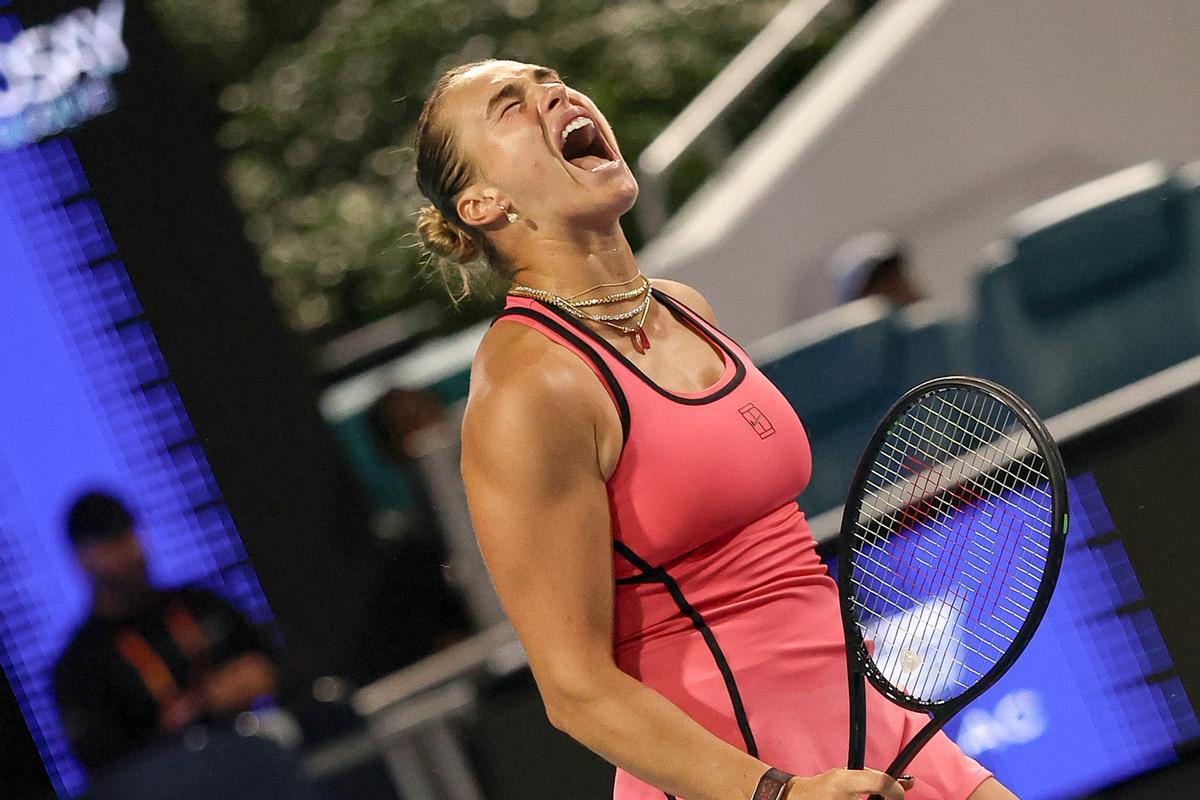 Sabalenka hace historia en el tenis con su triunfo en Miami