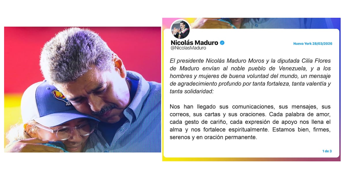 Maduro insta a la reconciliación desde la cárcel