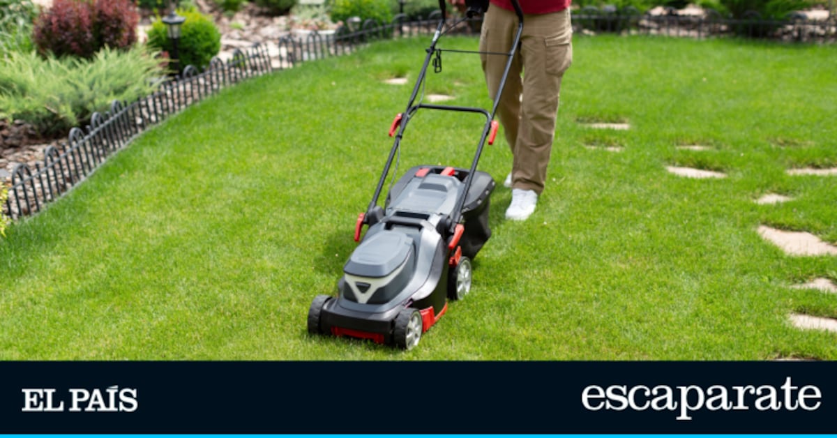 Descubre el cortacésped eléctrico que arrasa en Amazon: ligero, plegable y eficiente