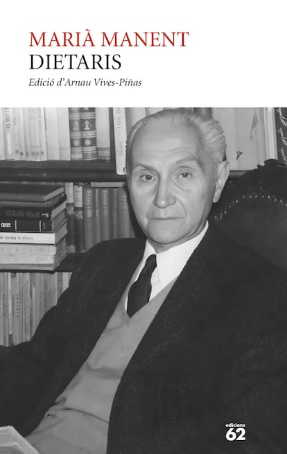 El poeta Marià Manent en su casa de Viladrau, rodeado de naturaleza, que inspiró gran parte de su obra literaria. (Fuente: El País)