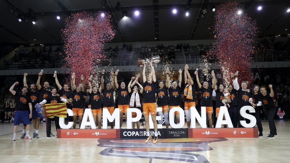 Valencia Basket, campeón de la Copa de la Reina con una remontada épica