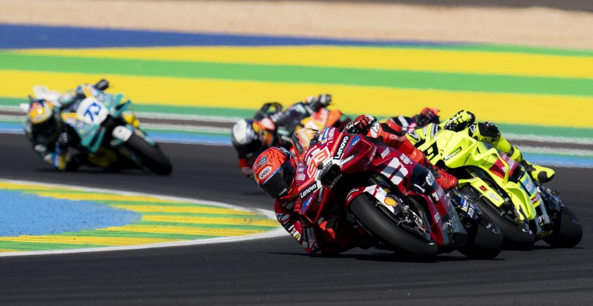 Marc Márquez, piloto de Ducati, en acción durante el Gran Premio de EEUU. (Fuente: El Periódico)