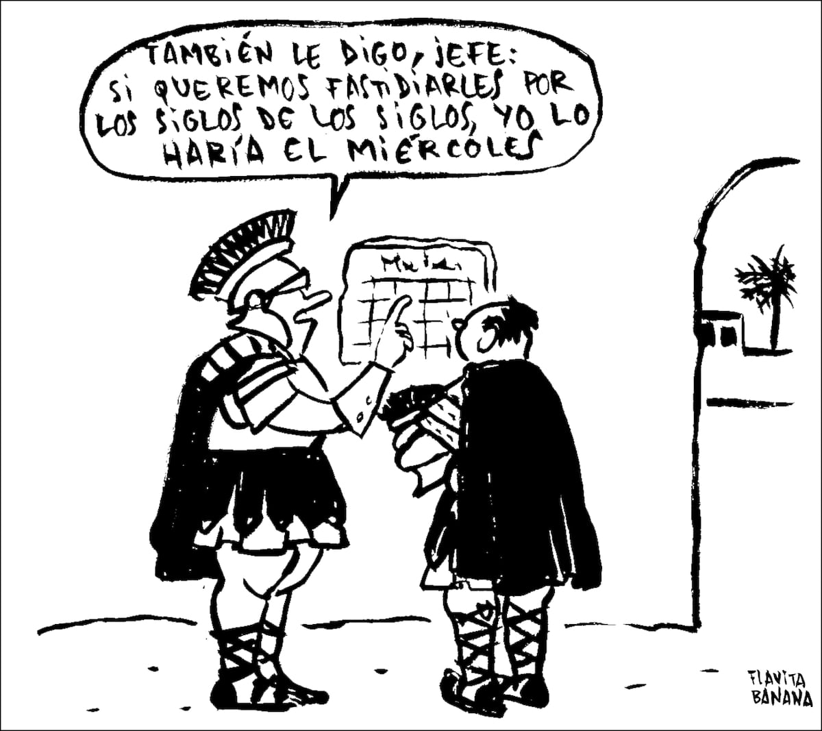 La viñeta de Flavita Banana sin conexión