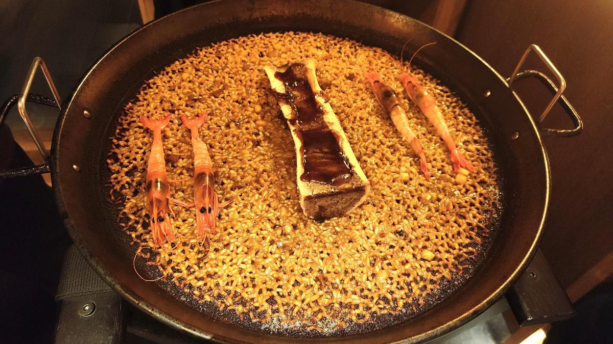El arroz de 'fesols i naps' del restaurante Noble, una delicia gastronómica en València. (Fuente: El Periódico)