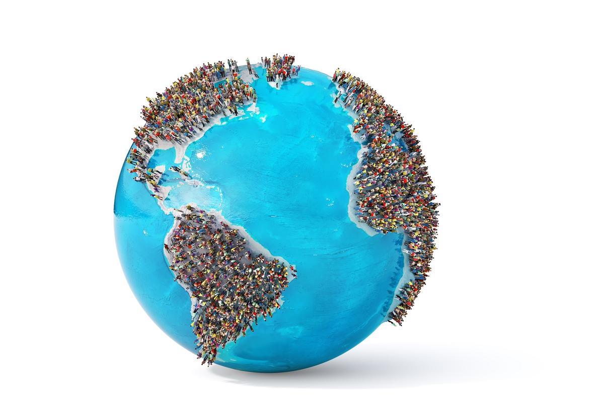 Tendencias mundiales en la población y su relación con el consumo de recursos (Fuente: El Periódico)