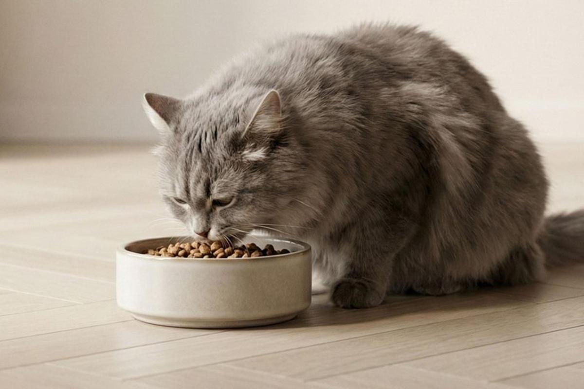 Gato rechazando comida en un cuenco (Fuente: El Periódico)