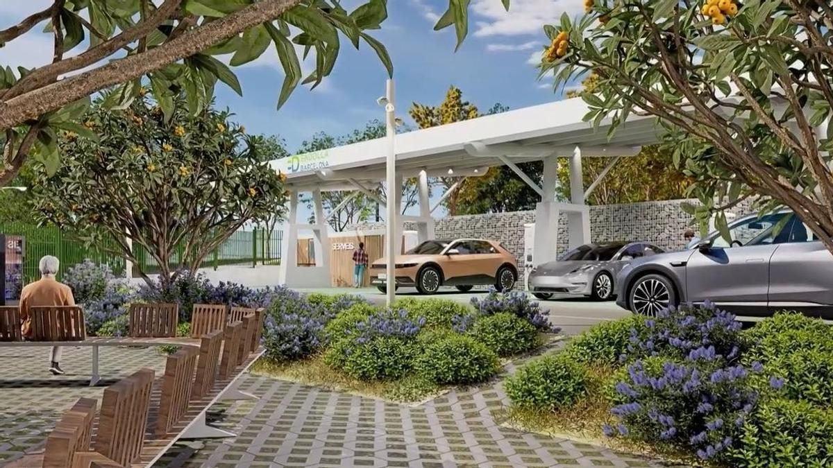 Barcelona estrena su primera electrolinera ultrarrápida pública en la ronda de Dalt