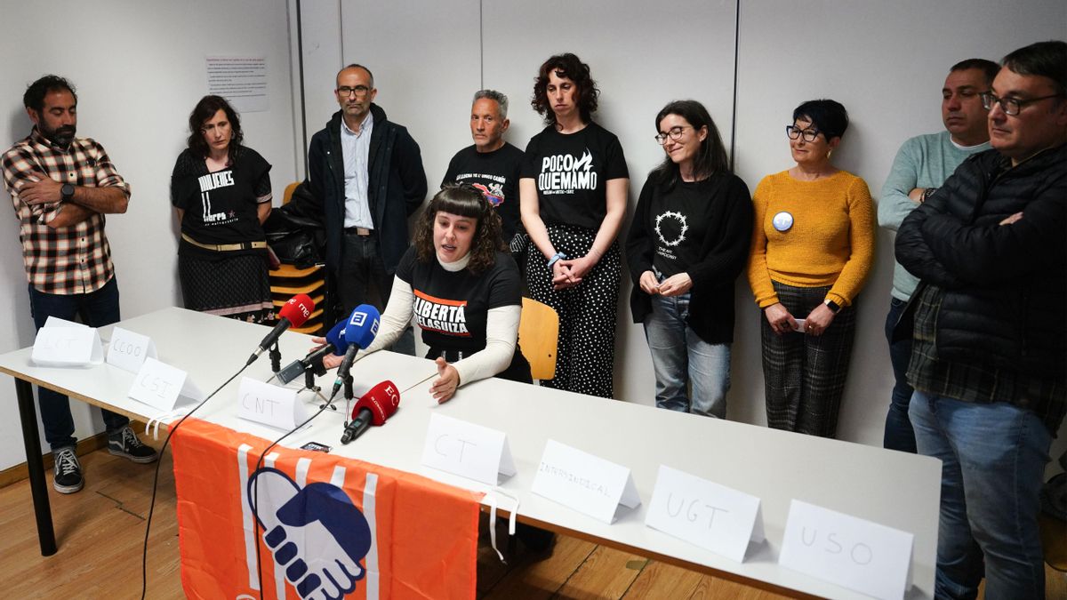 Sindicatos asturianos celebran indulto a 'Las seis de La Suiza', pero critican pérdida democrática