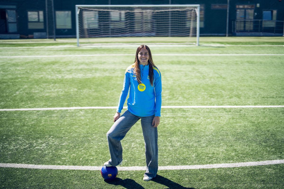 Retratos a Clara Serrajordi jugadora del FC Barcelona femenino. (Fuente: El Periódico)