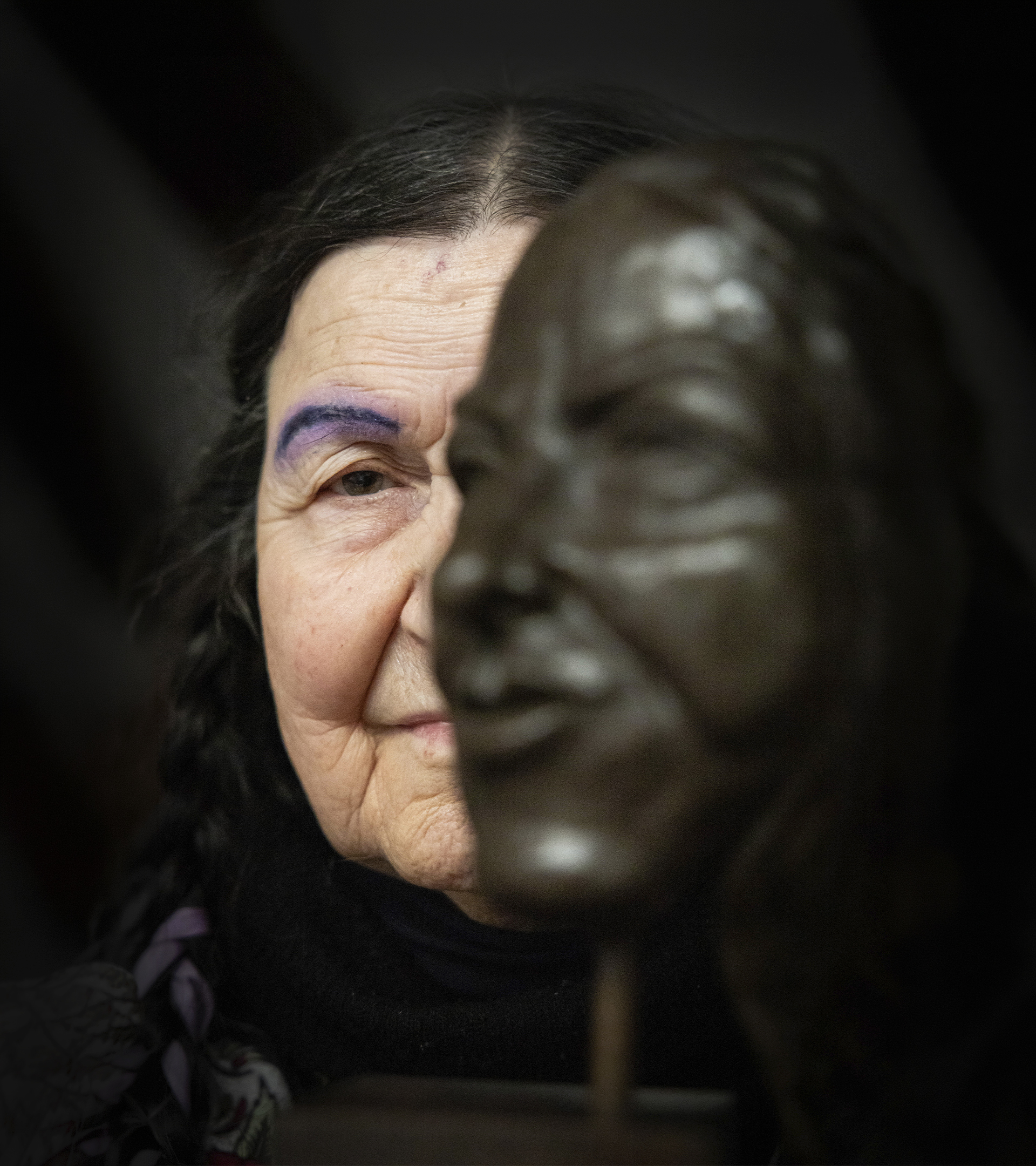 La escultora Ángela busca donar su legado artístico: 'Pasar a la historia no es mi prioridad'