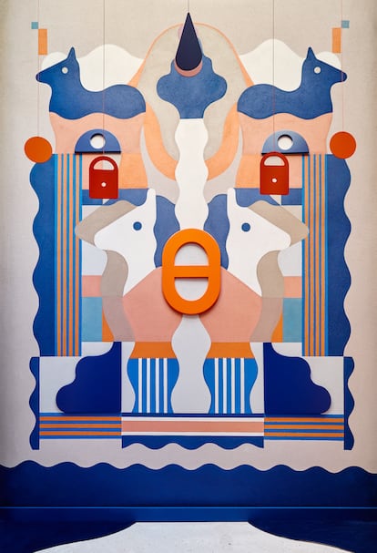 Twee Muizen presenta su instalación 'El hilo de lo desconocido' en Hermès Madrid, fusionando arte gallego y moda de lujo. (Fuente: El País)