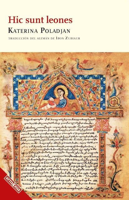 La escritora alemana Katerina Poladjan presenta su novela 'Hic sunt leones', una obra que explora la trágica historia de Armenia y el significado de la memoria y la identidad. (Fuente: El País)