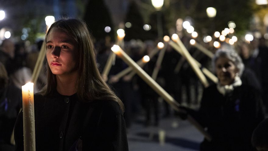 Donostia revive sus procesiones de Semana Santa después de cinco décadas