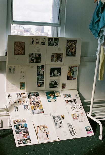 Una de las prendas diseñadas por Gleba, que combina abstracción y flexibilidad. (Fuente: El País)