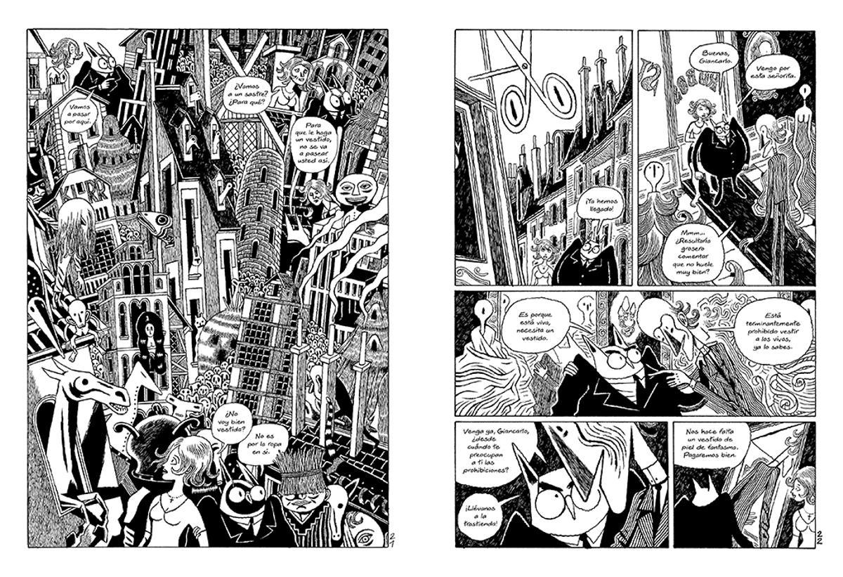 David B. presenta su último cómic, 'El señor Búho en el país de los muertos'. (Fuente: El Periódico)