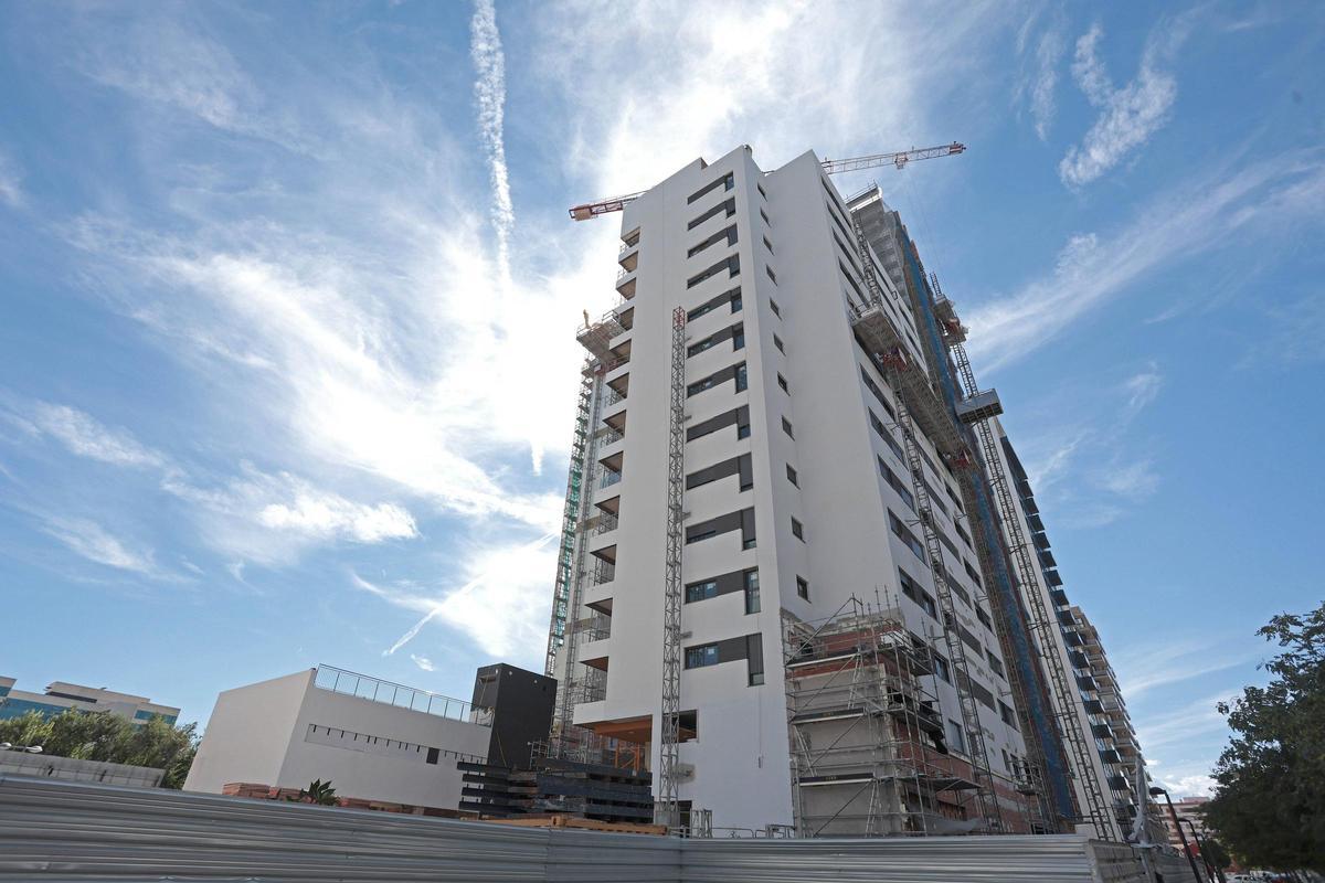 Edificio en construcción en València (Fuente: El Periódico)