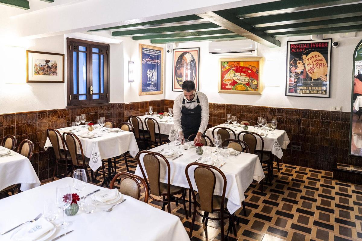 Restaurante Pla de la Garsa en obras para su reapertura en Ciutat Vella, Barcelona. (Fuente: El Periódico)