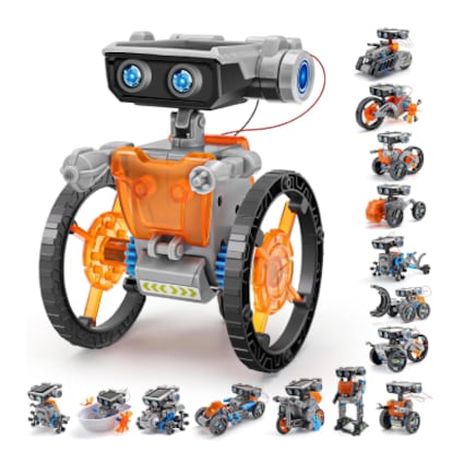 Un niño montando un kit de robótica con forma de robot (Fuente: El País)