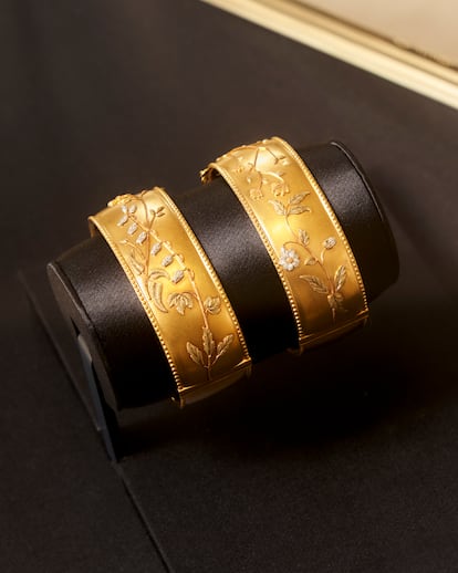Una selección de gemas y diamantes en el taller de Reynolds. (Fuente: El País)
