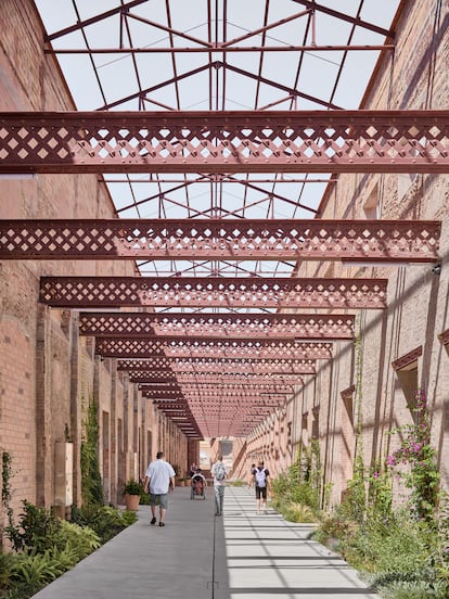 El Vapor de Prodis, un centro multiuso en Terrassa, con un diseño de H Arquitectes que combina la rehabilitación sostenible con la accesibilidad. (Fuente: El País)