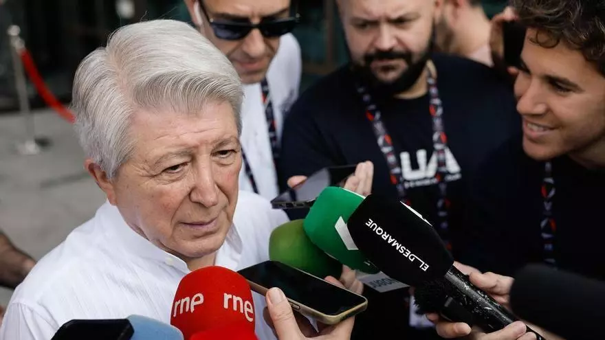 Ignacio Zaldívar, subdirector de Adif, durante su declaración en el Tribunal Supremo