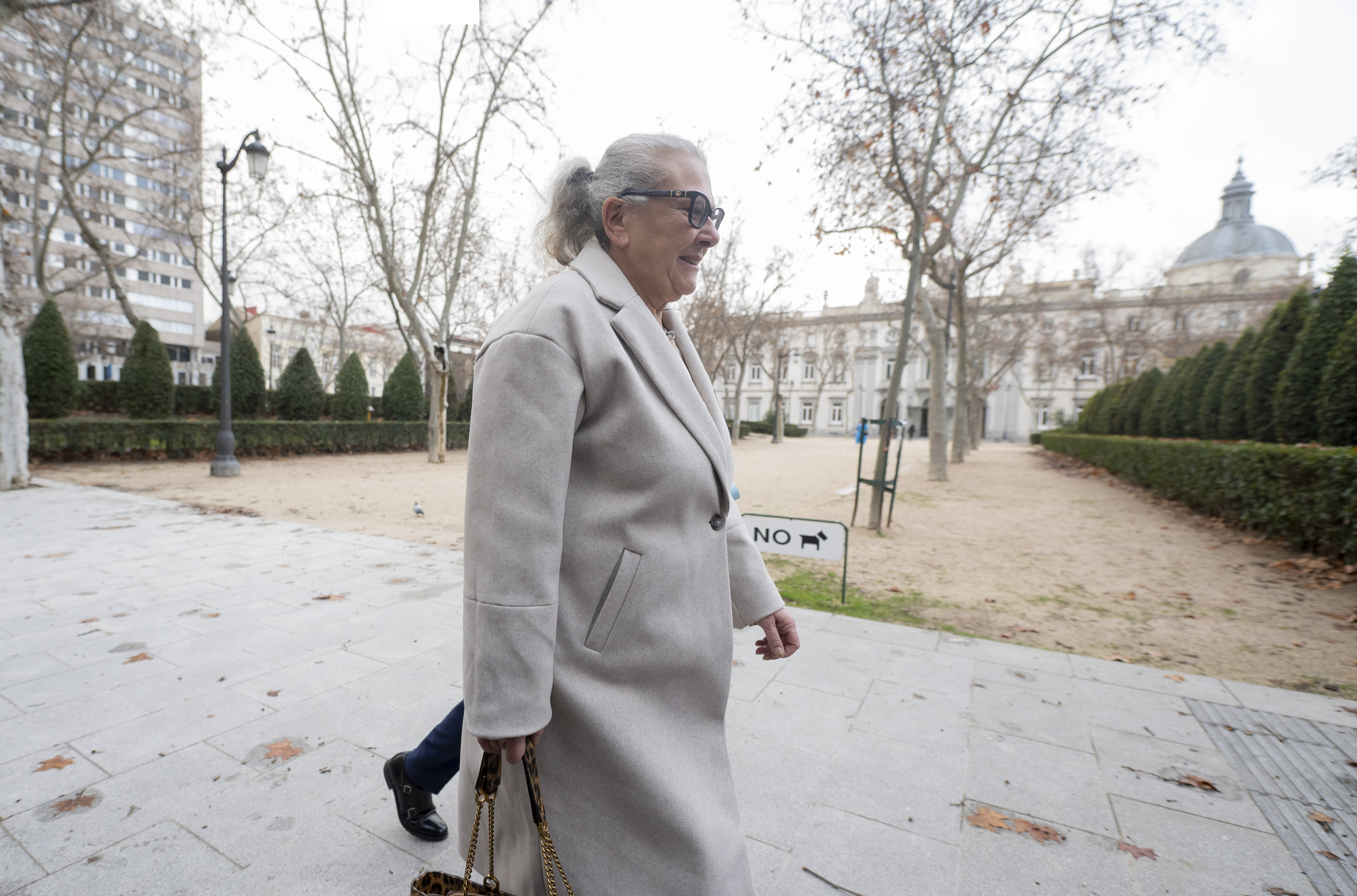 Entrada del Tribunal Supremo durante el juicio de José Luis Ábalos