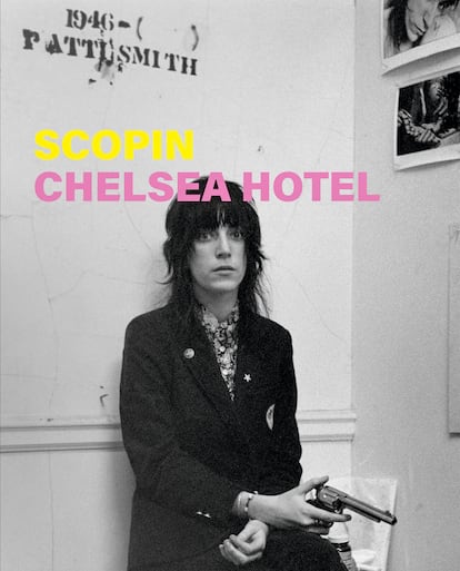 Fotografía de Albert Scopin del Hotel Chelsea de Nueva York, capturada entre 1969 y 1971