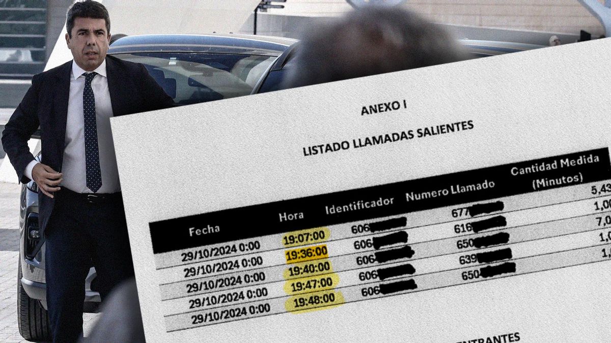 Carlos Mazón: la jueza desmiente la versión del PP sobre sus pasos tras El Ventorro
