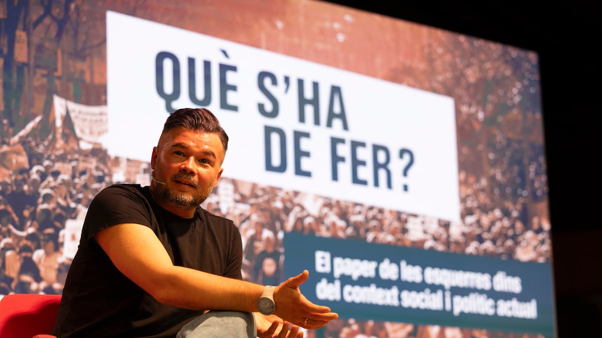 Gabriel Rufián advierte sobre la deriva autodestructiva de la izquierda española