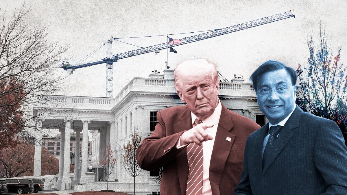 Acero europeo donado por ArcelorMittal alimenta la reforma del ala este de la Casa Blanca