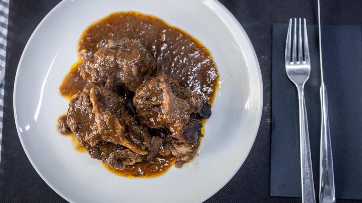 Paella de gambas y pato en Cruix, Barcelona