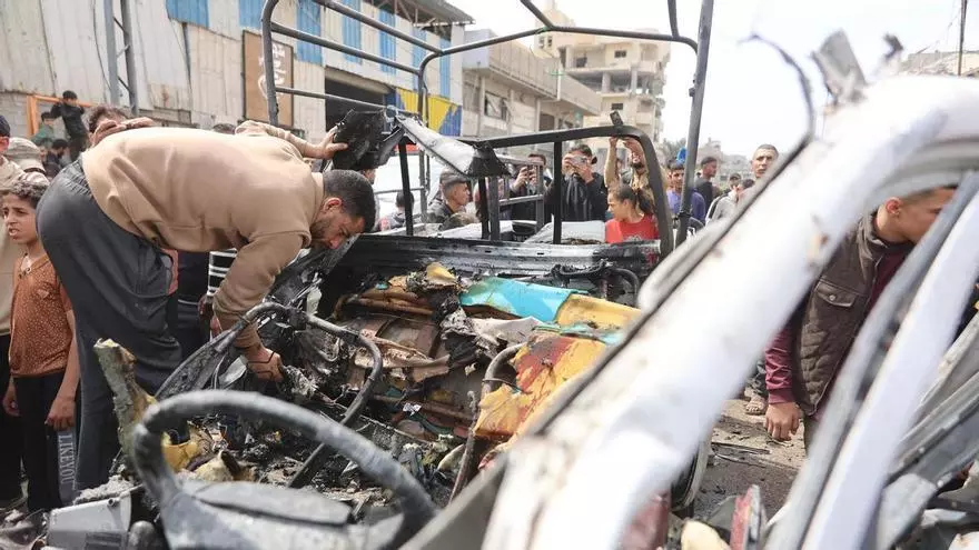 Terraza del establecimiento donde ocurrió el disparo