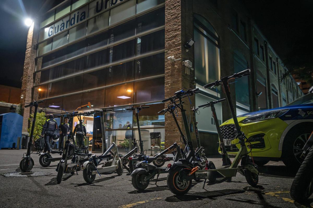 Robos violentos con patinete eléctrico: un quinto de los asaltos en Barcelona bajo el plan Lambretta