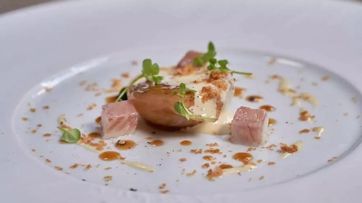 Plato de pescadilla en dos cocciones en El Bressón, Valencia