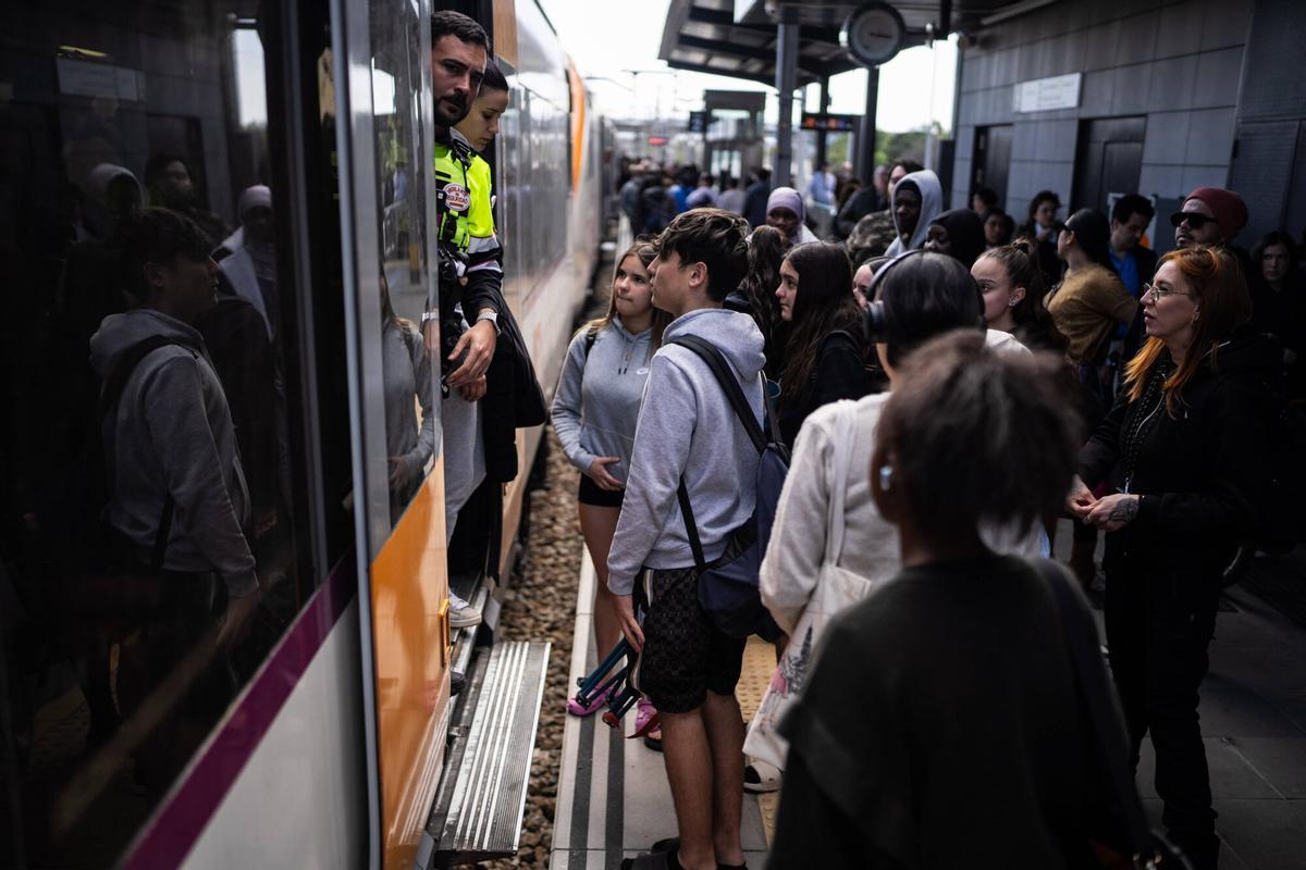 Conferencia de Oriol Junqueras en Sabadell, presentando la propuesta del tren orbital