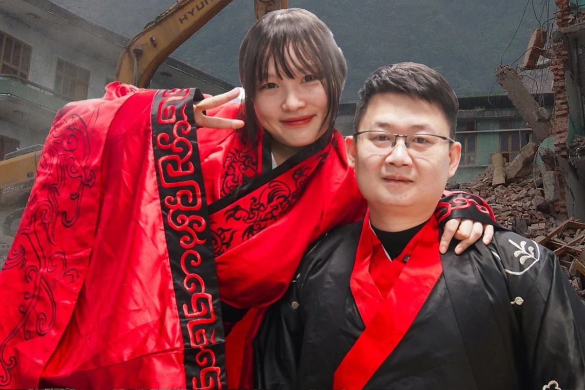 **Boda grupal** en Changsha celebra el rescate del terremoto de Sichuan