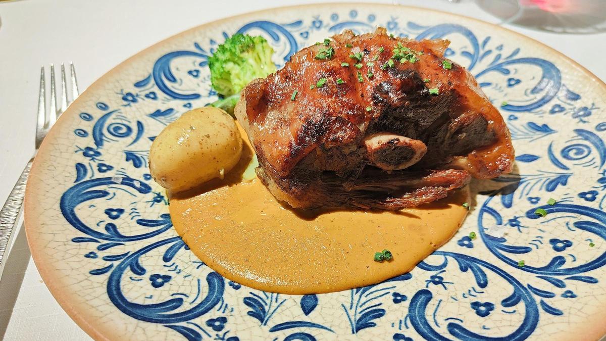 Lomo de corzo servido en Ferreruela