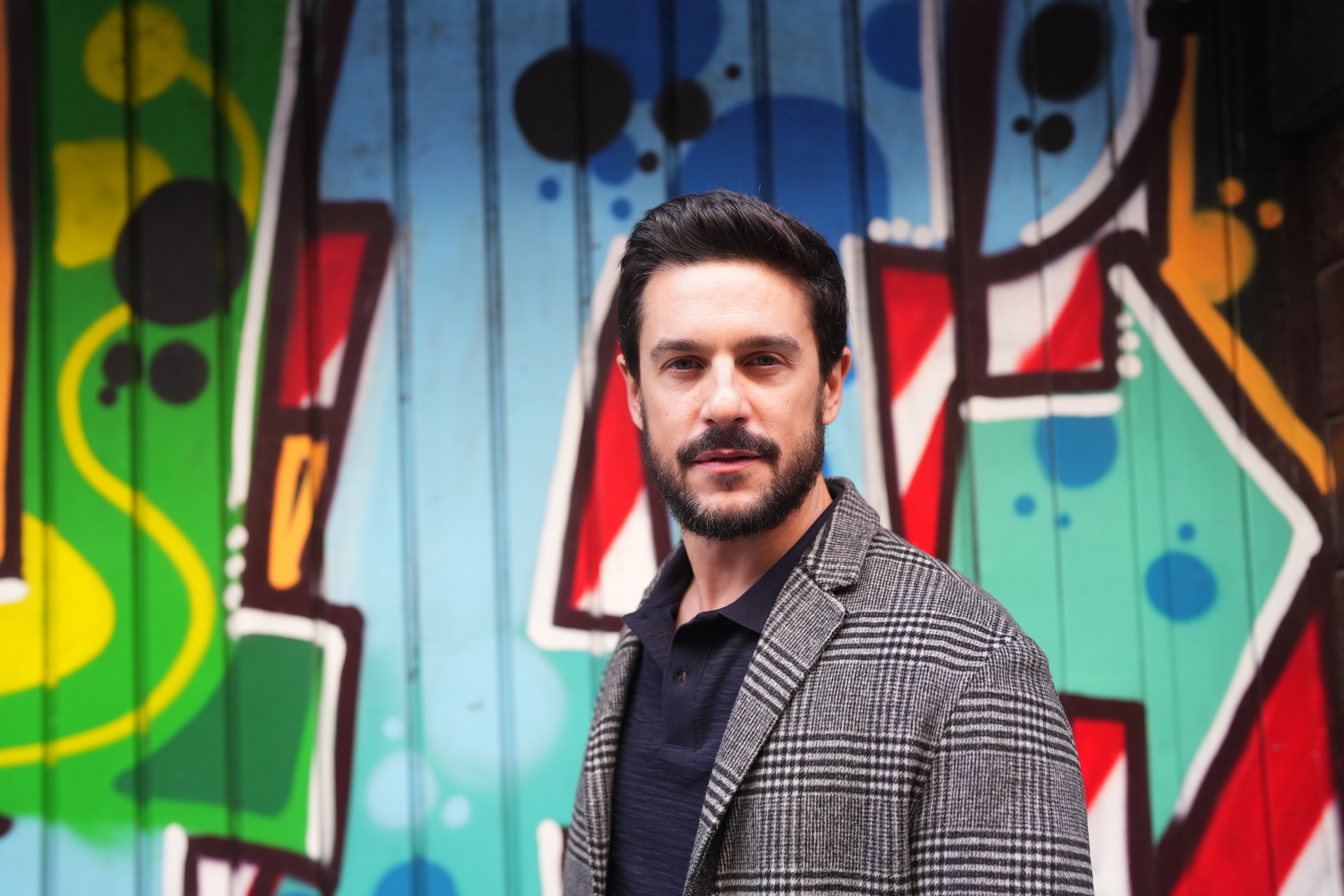 Alejo Sauras en el set de 'Kraken. El libro negro de las horas'