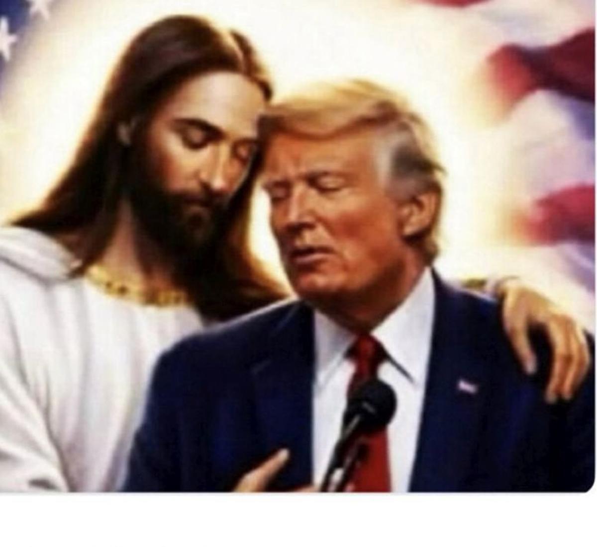 Trump se presenta como figura religiosa y emplea retórica divina en su gobierno