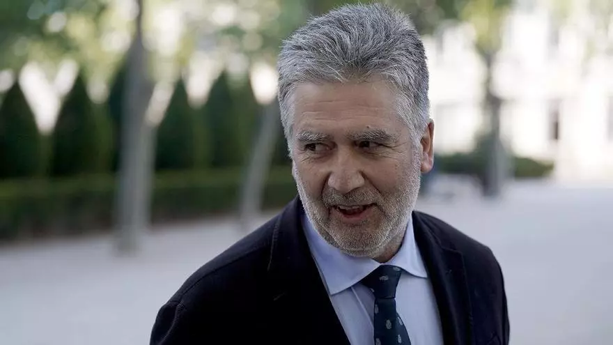 Vista aérea del bombardeo en Mayfadoun, sur del Líbano