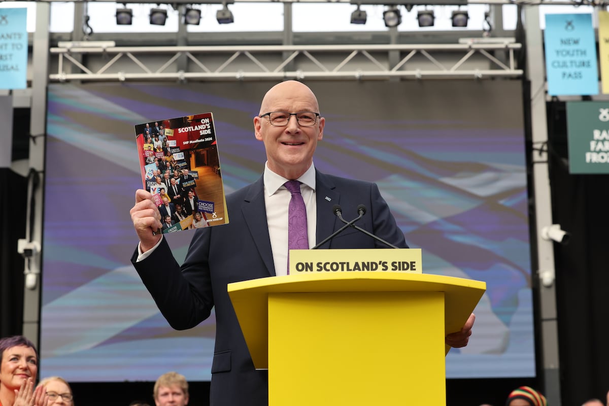 John Swinney promete referéndum de independencia escocés para 2028 si el SNP gana la mayoría el 7 de mayo