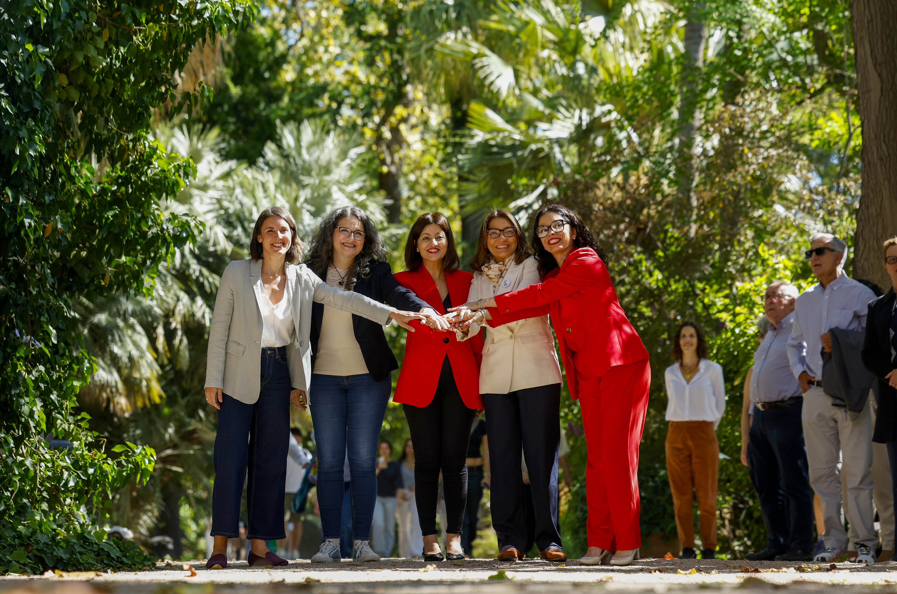 Oltra, Rego y Montero se reúnen en Valencia bajo el lema ecofeminista