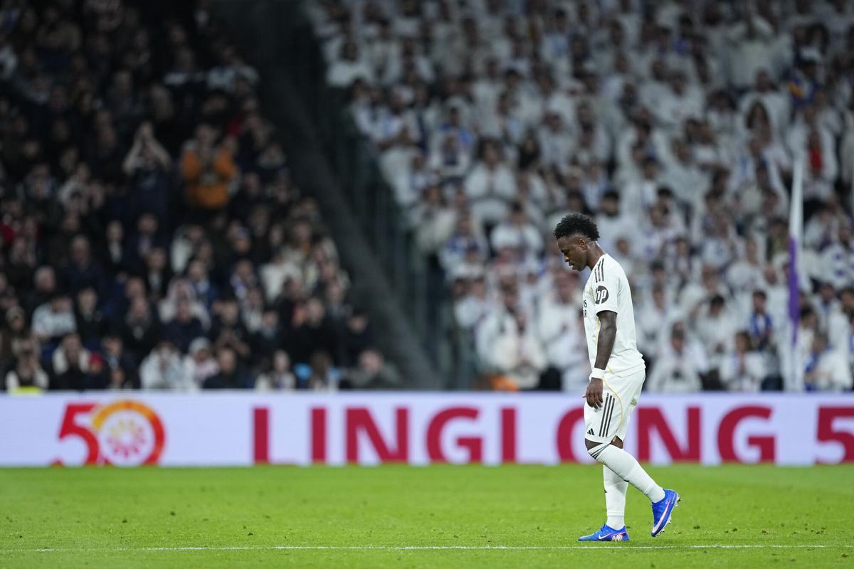 Vinícius Júnior y Jude Bellingham celebrando la Champions con el Real Madrid