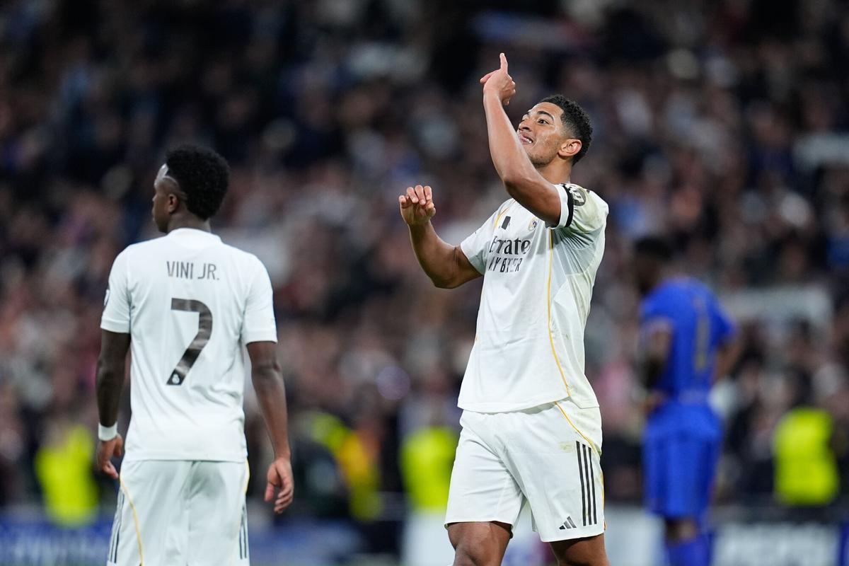 Florentino Pérez en la rueda de prensa del Real Madrid