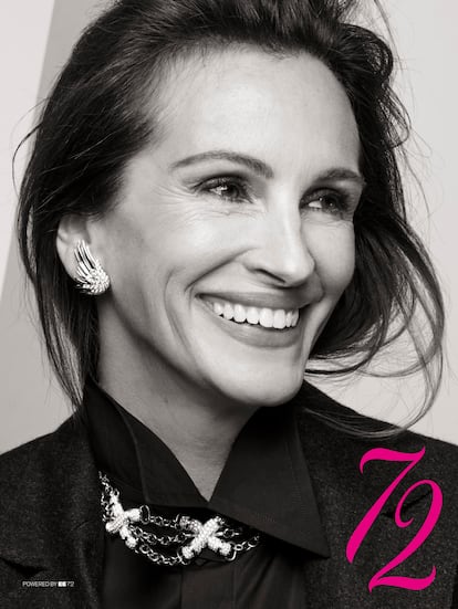Portada de 72 Magazine con Julia Roberts, primera edición de la revista sin publicidad